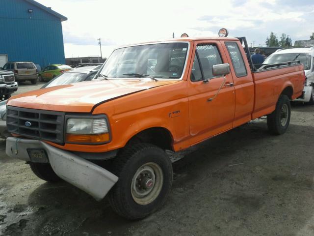 1FTHX26H5RKB02516 - 1994 FORD F250 ORANGE photo 2