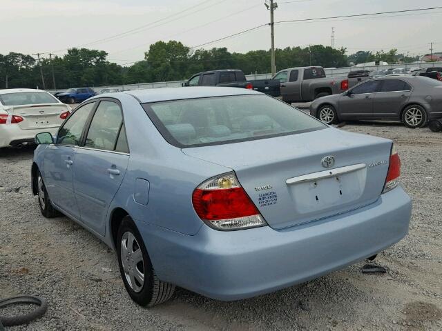 4T1BE32K16U706174 - 2006 TOYOTA CAMRY LE BLUE photo 3