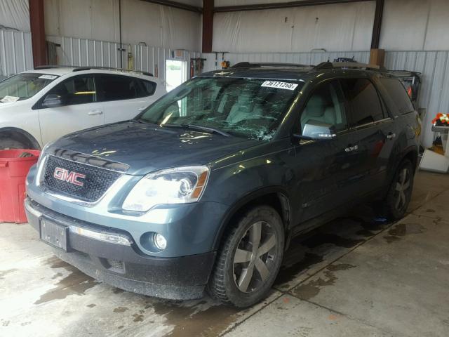 1GKLVMEDXAJ161327 - 2010 GMC ACADIA SLT მწვანე ფოტო 2