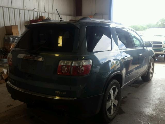 1GKLVMEDXAJ161327 - 2010 GMC ACADIA SLT მწვანე ფოტო 4