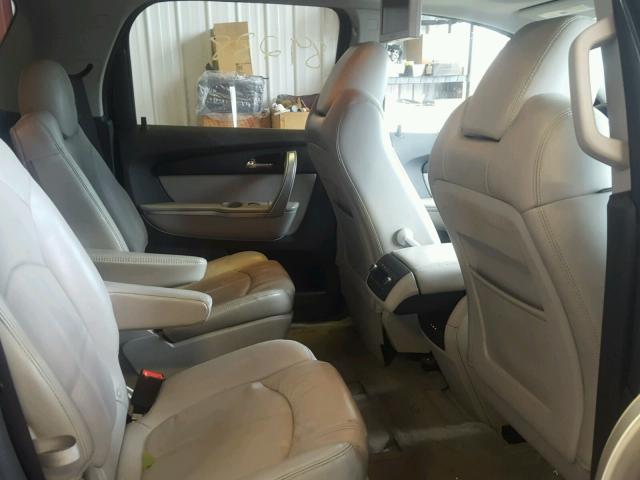 1GKLVMEDXAJ161327 - 2010 GMC ACADIA SLT მწვანე ფოტო 6