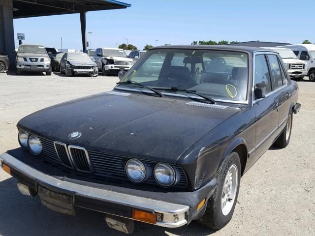 WBADK8306H9712796 - 1987 BMW 528 E AUTO BLACK photo 2