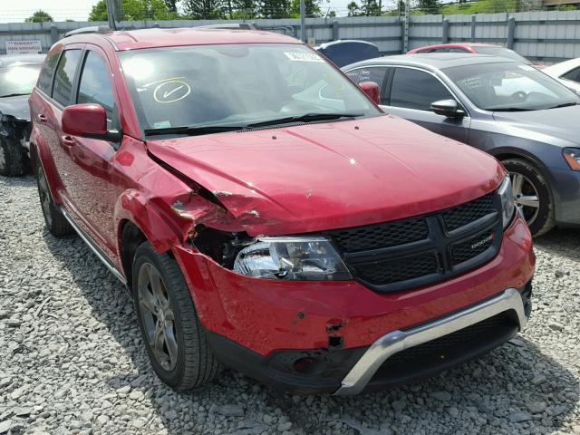 3C4PDCGB5GT199006 - 2016 DODGE JOURNEY CR RED photo 1