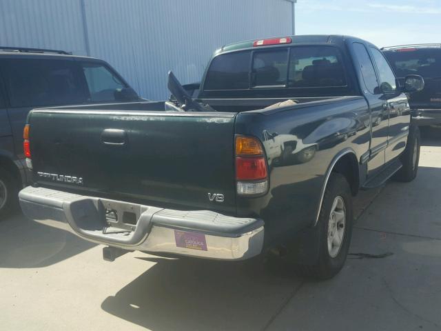 5TBRT3416YS003294 - 2000 TOYOTA TUNDRA ACC მწვანე ფოტო 4