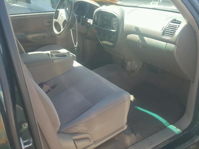 5TBRT3416YS003294 - 2000 TOYOTA TUNDRA ACC მწვანე ფოტო 5