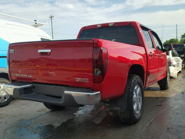 1GTH6MFE9B8120850 - 2011 GMC CANYON SLE RED photo 4