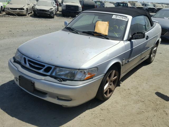 YS3DF78K737009328 - 2003 SAAB 9-3 SE SILVER photo 2