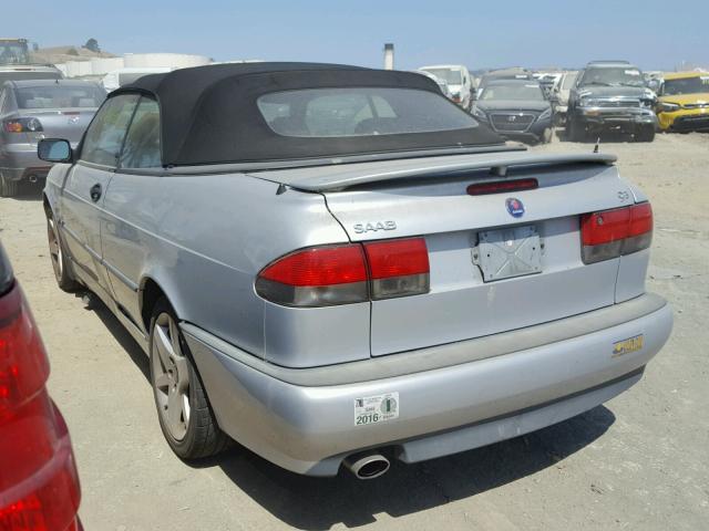 YS3DF78K737009328 - 2003 SAAB 9-3 SE SILVER photo 3