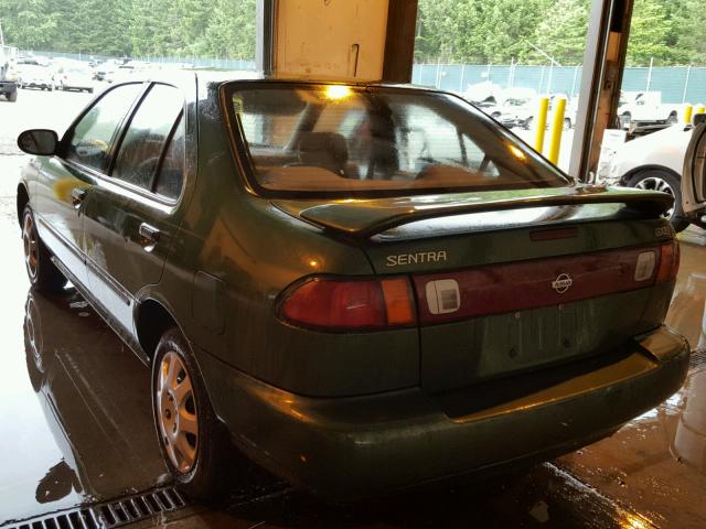 1N4AB41D9WC722006 - 1998 NISSAN SENTRA E GREEN photo 3