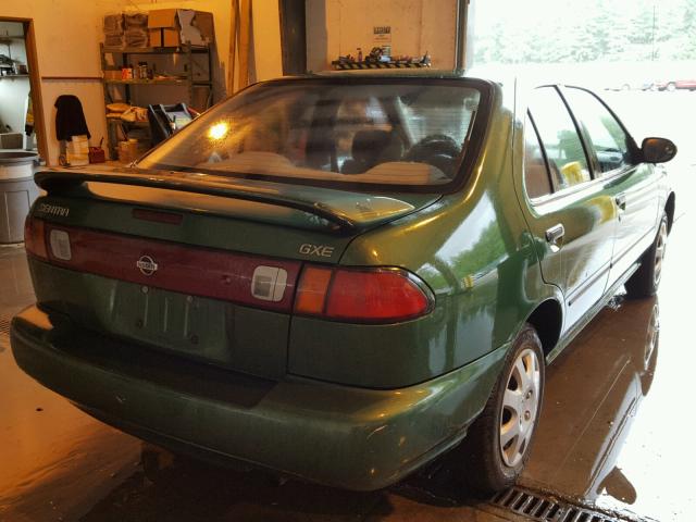 1N4AB41D9WC722006 - 1998 NISSAN SENTRA E GREEN photo 4