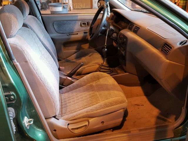 1N4AB41D9WC722006 - 1998 NISSAN SENTRA E GREEN photo 5