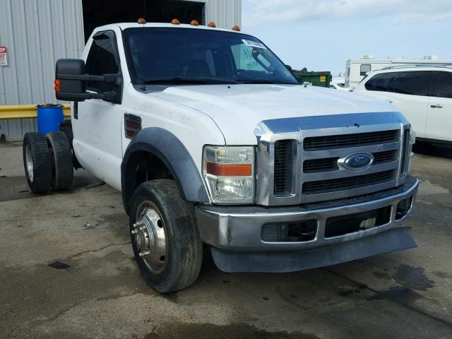 1FDXF46R18EA80459 - 2008 FORD F450 SUPER WHITE photo 1