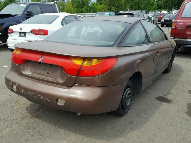 1G8ZN12842Z307827 - 2002 SATURN SC1 BROWN photo 4