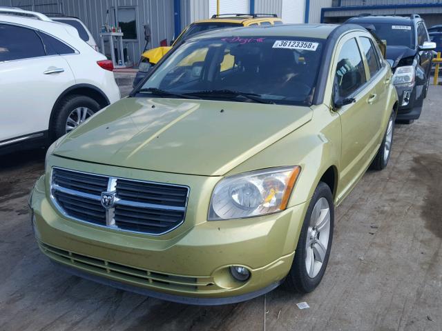 1B3CB3HA6AD568965 - 2010 DODGE CALIBER MA GREEN photo 2