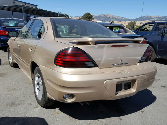 1G2NE52E15M246864 - 2005 PONTIAC GRAND AM S Qızıl foto 3
