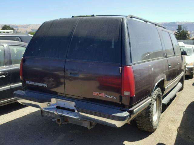 3GKEC16R6TG520278 - 1996 GMC SUBURBAN C RED photo 4