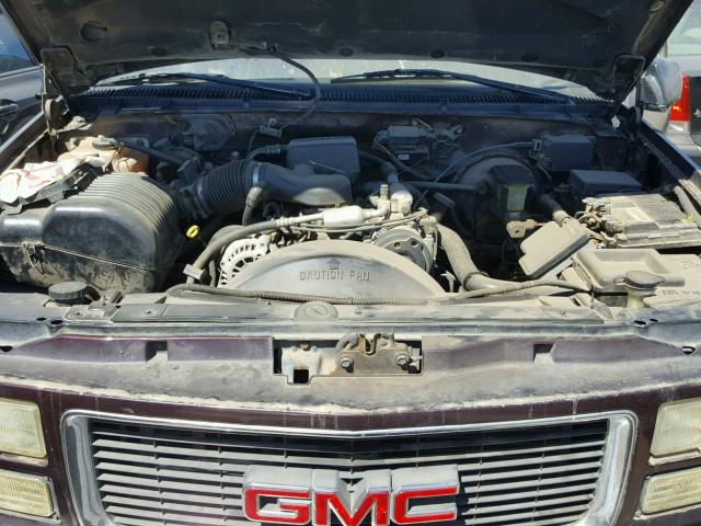 3GKEC16R6TG520278 - 1996 GMC SUBURBAN C RED photo 7