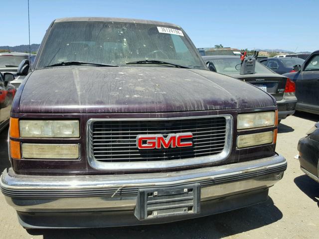 3GKEC16R6TG520278 - 1996 GMC SUBURBAN C RED photo 9