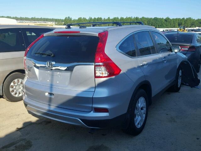 2HKRM3H79GH559588 - 2016 HONDA CR-V EXL SILVER photo 4