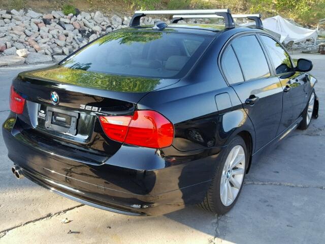 WBAPK7G53BNN86280 - 2011 BMW 328 XI BLACK photo 4