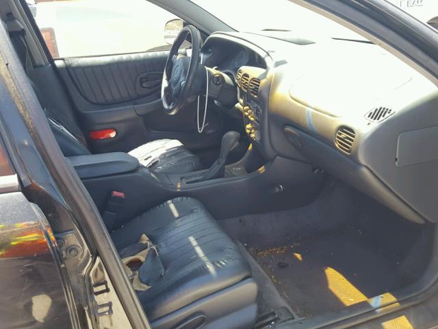 1G2WR52121F232377 - 2001 PONTIAC GRAND PRIX BLACK photo 5