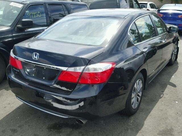 1HGCR2F33FA139351 - 2015 HONDA ACCORD LX BLACK photo 4