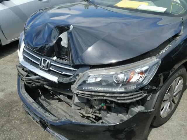 1HGCR2F33FA139351 - 2015 HONDA ACCORD LX BLACK photo 9