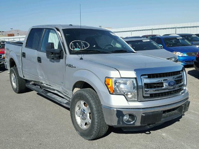 1FTFW1ET1EFB85908 - 2014 FORD F150 SUPER SILVER photo 1