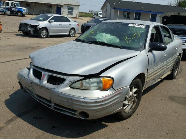 1G2NF52F42C313139 - 2002 PONTIAC GRAND AM S SILVER photo 2