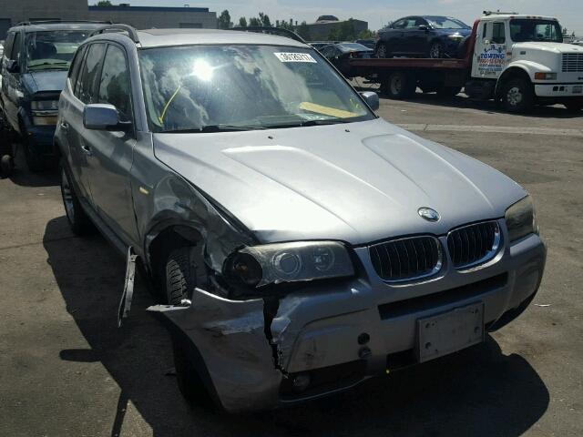 WBXPA93446WG85033 - 2006 BMW X3 3.0I GRAY photo 1