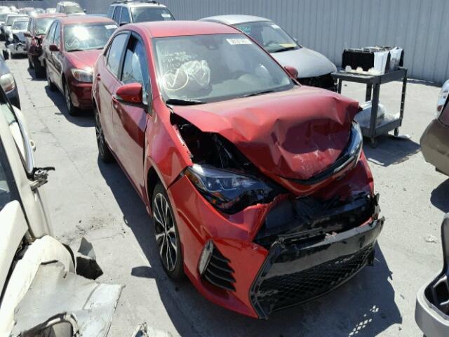 5YFBURHE2HP641914 - 2017 TOYOTA COROLLA L RED photo 1