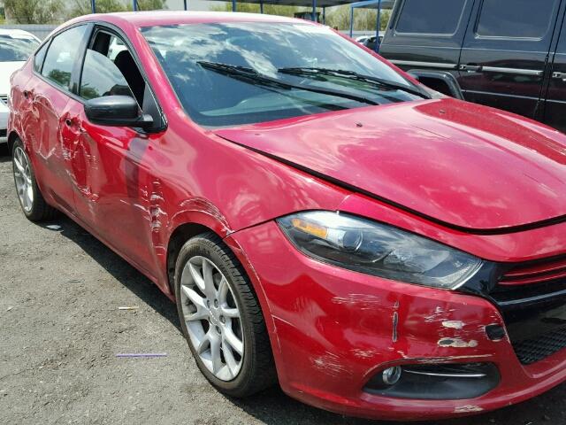 1C3CDFBHXDD691323 - 2013 DODGE DART SXT RED photo 9