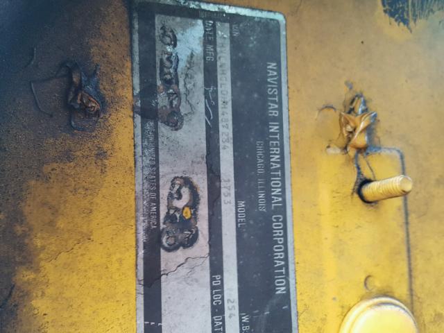 1HVLNHGL0HH487284 - 1987 INTERNATIONAL S-SERIES 1 ყვითელი ფოტო 10