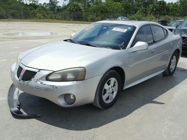 2G2WP552281124630 - 2008 PONTIAC GRAND PRIX SILVER photo 2