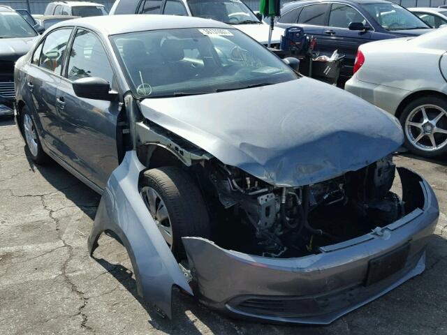 3VW1K7AJ2CM344653 - 2012 VOLKSWAGEN JETTA BASE 灰色 照片 1