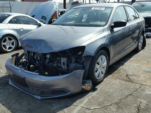 3VW1K7AJ2CM344653 - 2012 VOLKSWAGEN JETTA BASE 灰色 照片 2