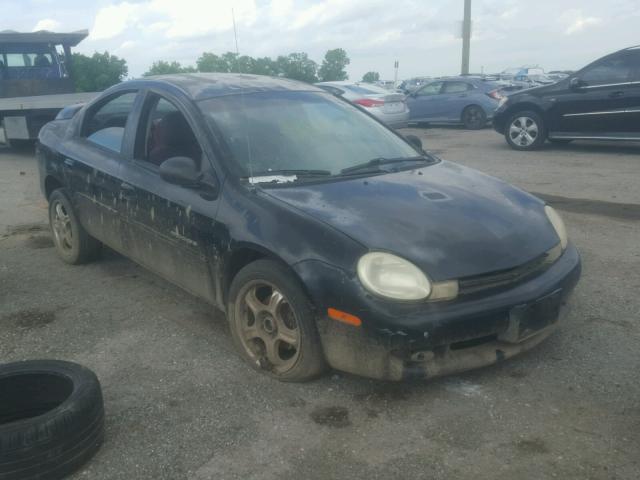 1B3AS46C61D281871 - 2001 DODGE NEON SE BLACK photo 1