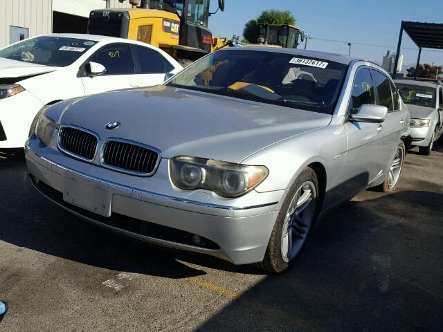 WBAGN63483DR13973 - 2003 BMW 745 LI GRAY photo 2