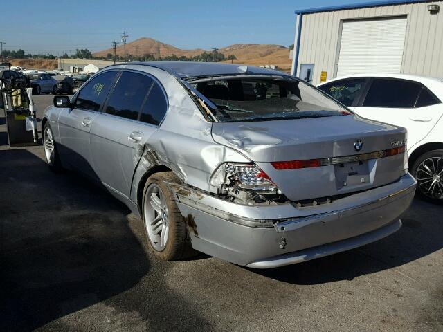 WBAGN63483DR13973 - 2003 BMW 745 LI GRAY photo 3