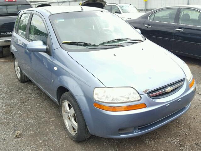 KL1TD66687B702508 - 2007 CHEVROLET AVEO BASE Կապույտ լուսանկար 1