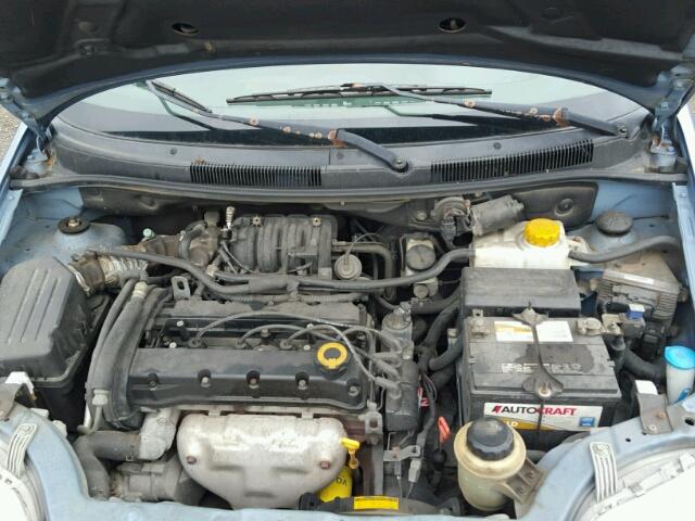 KL1TD66687B702508 - 2007 CHEVROLET AVEO BASE Կապույտ լուսանկար 7