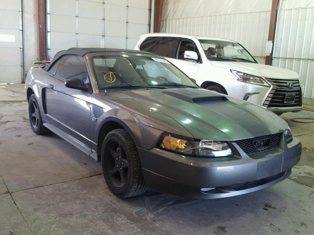 1FAFP45X33F397150 - 2003 FORD MUSTANG GT GRAY photo 1