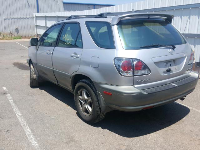 JTJGF10U820138391 - 2002 LEXUS RX 300 SILVER photo 3