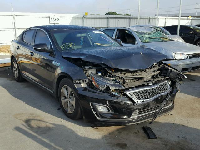 KNAGM4AD9E5064959 - 2014 KIA OPTIMA HYB BLACK photo 1