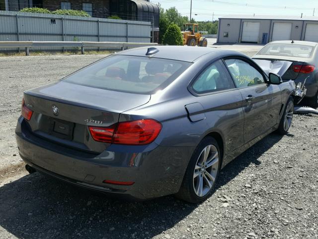 WBA3N9C54EK245449 - 2014 BMW 428 XI CHARCOAL photo 4