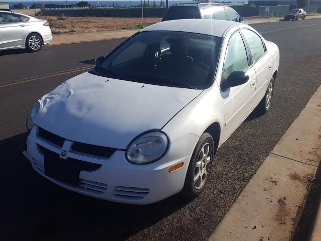 1B3ES56C75D276014 - 2005 DODGE NEON SXT WHITE photo 2