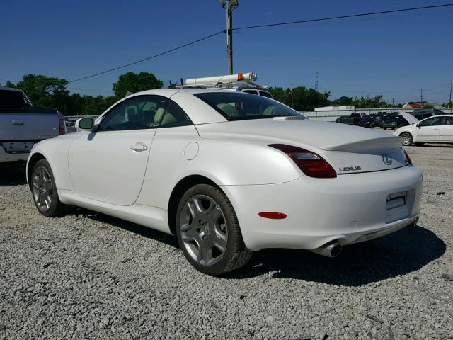 JTHFN45YX89018416 - 2008 LEXUS SC 430 WHITE photo 3