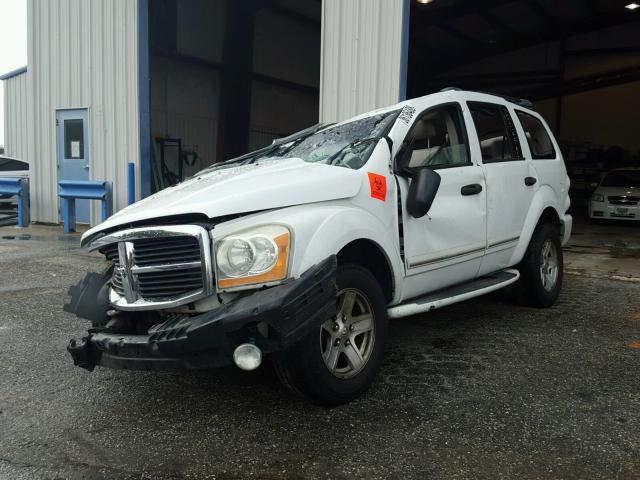 1D4HD58D85F581671 - 2005 DODGE DURANGO LI WHITE photo 2