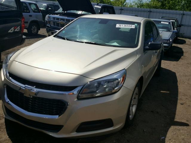1G11B5SL6EF106145 - 2014 CHEVROLET MALIBU LS 金色 照片 2