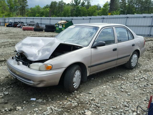 1Y1SK5281YZ427628 - 2000 CHEVROLET GEO PRIZM 金色 照片 2